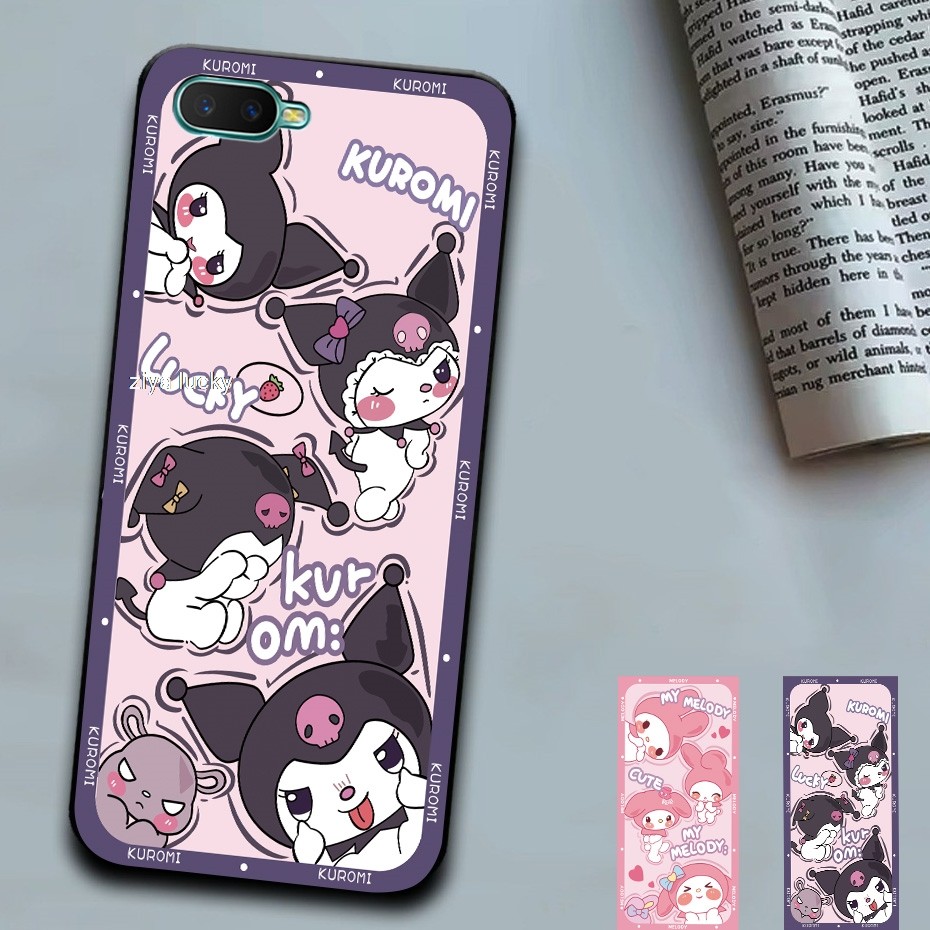 Softcase Hp Casing OPPO R15X K1 RX17 Neo AX7 Pr Kuromi Motif HP Casing Camera Softcase Clear Silicon