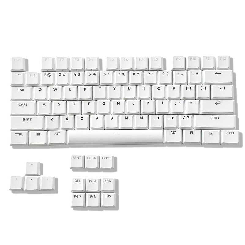 เหมาะสําหรับ G915x คีย์บอร์ด PBT วัสดุสีดําสีขาว Original Transparent Keycap