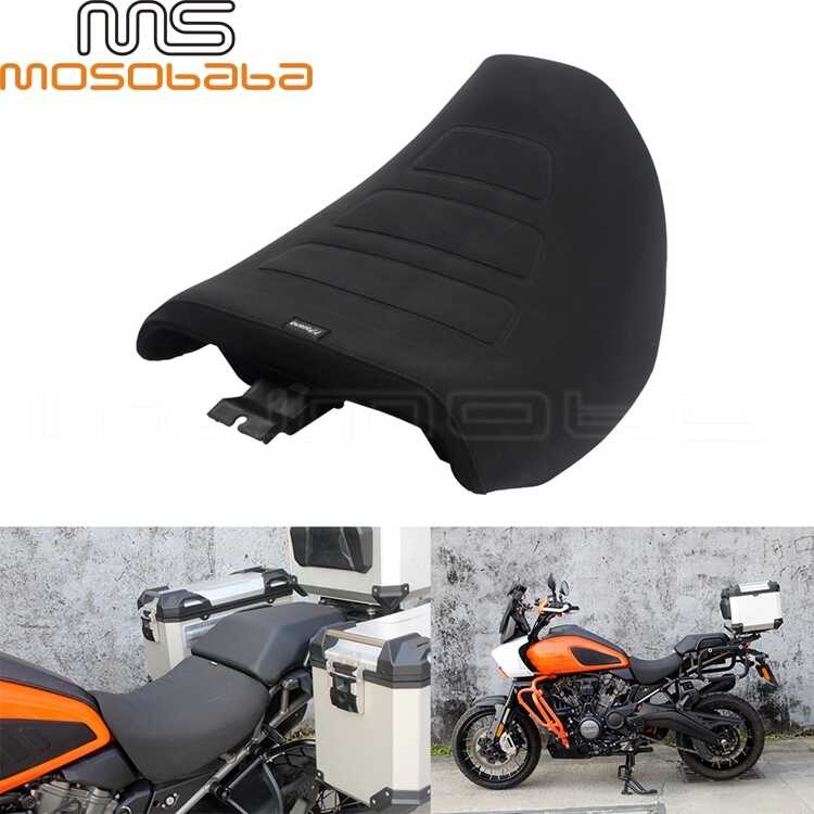 เหมาะสําหรับ Harley Panmei RA1250 RA1250S รถจักรยานยนต์ดัดแปลงฐานสีดําเบาะรองนั่งอุปกรณ์เสริมกระเป๋า