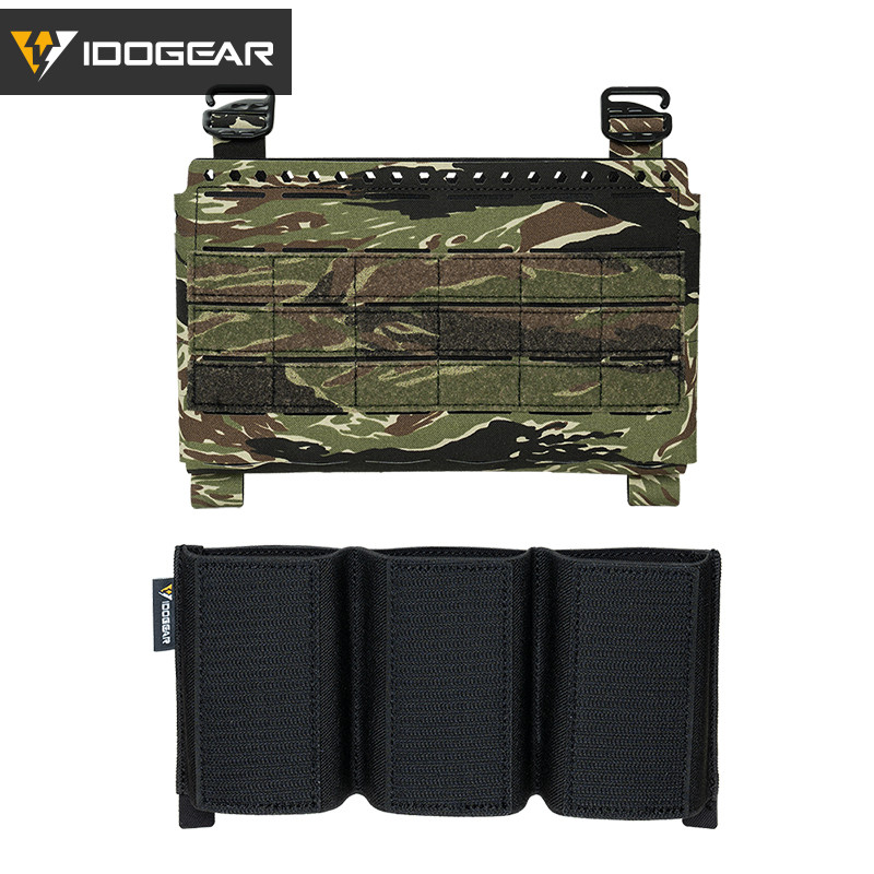 IDOGEAR แผงด้านหน้าแบบยุทธศาสตร์สำหรับ MK4MK5 FCSK3.0 พร้อมแทรก 556 กระเป๋านิตยสารน้ำหนักเบา 35137