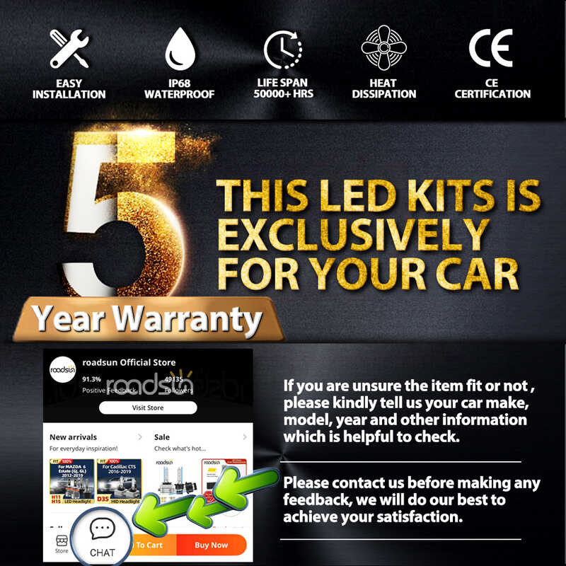 4X LED ไฟหน้าหลอดไฟ9005hb3 H11สูงต่ำสี่ด้านชุดโคมไฟสำหรับ Mi