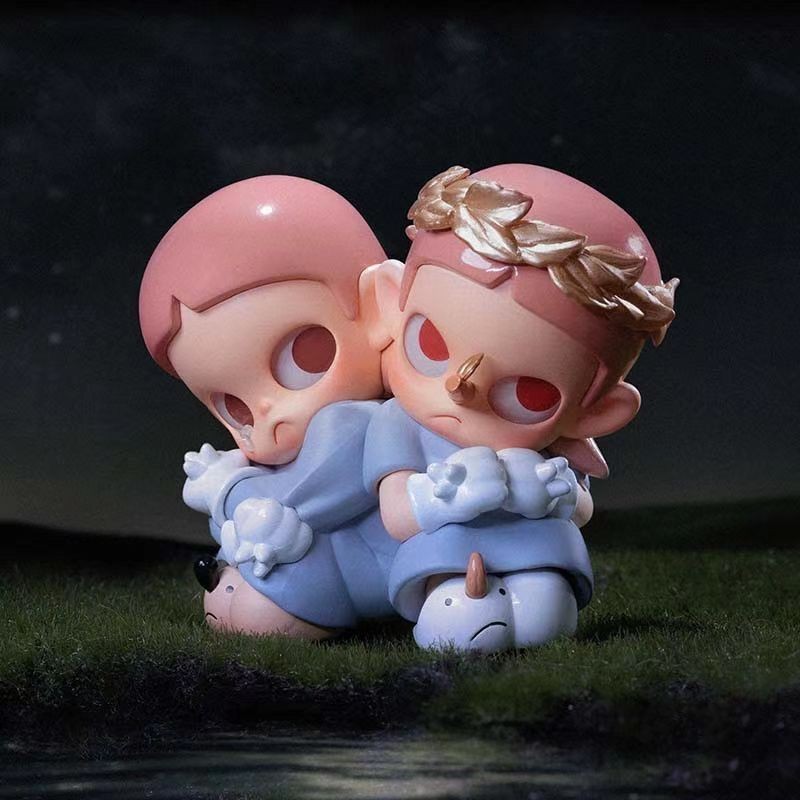 🎁 ของแท้ POPMART Zsiga Twin Series กล่องตาบอดอินเทรนด์รูปของเล่นของขวัญเครื่องประดับ