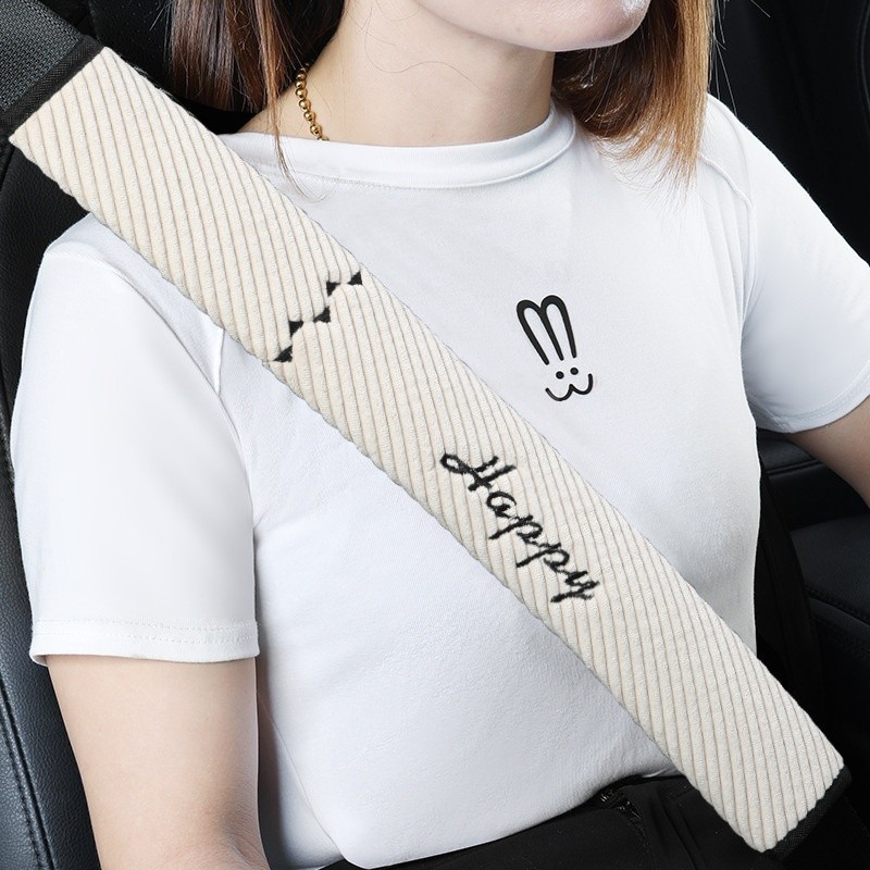ทนทาน Universal Car Seat Belt สายคล้องไหล่ฝาครอบเข็มขัดนิรภัยใช้ได้กับ Eclipse Cross 本田 1 Series x-trail E46 Mu-x URV Sylphy Mazda I45