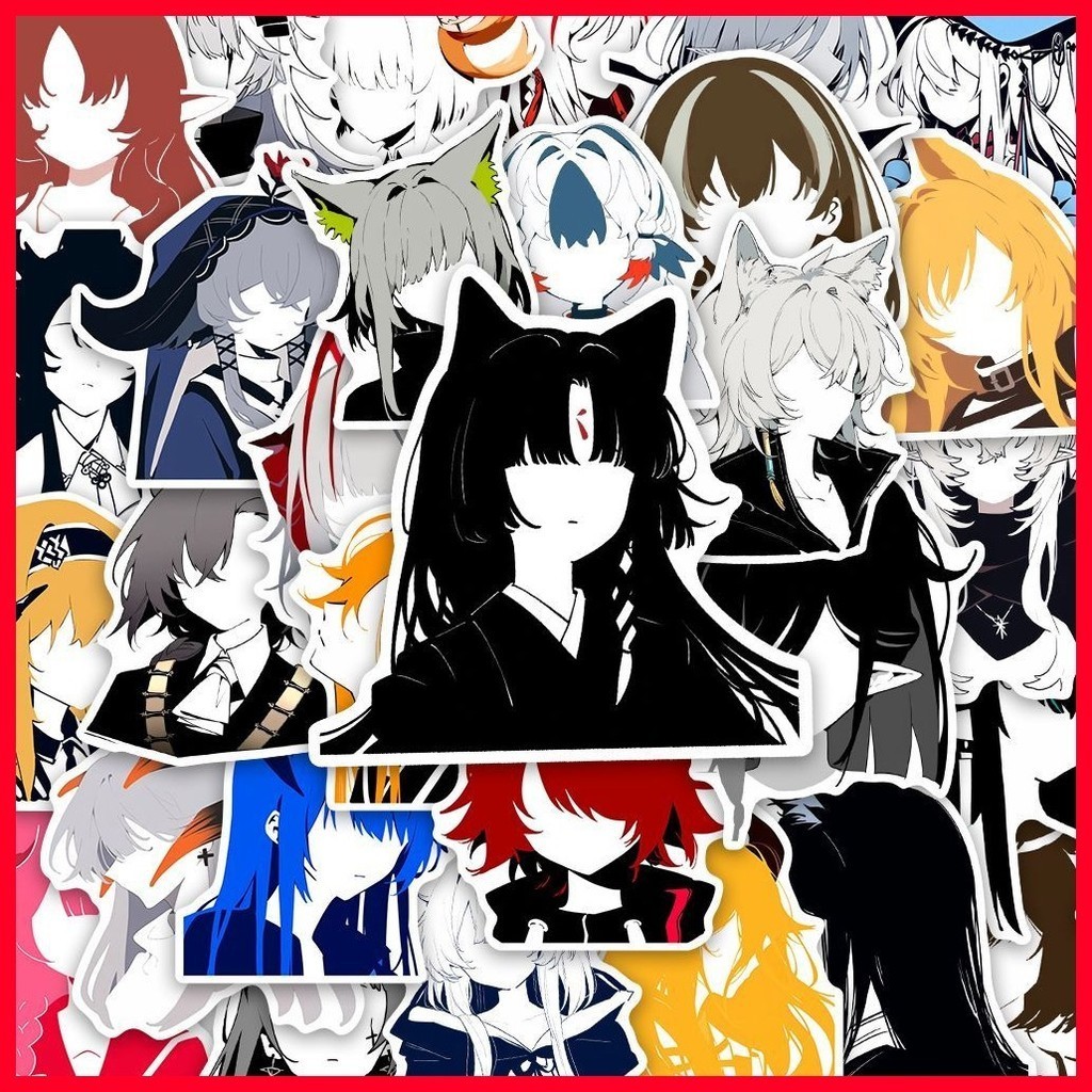 [MC] สติ๊กเกอร์ Arknights (50 แผ่น) Muelsyse สไตล์มินิมอล Ark Emoticon Pack สติกเกอร์เกมขายดีตัวละคร