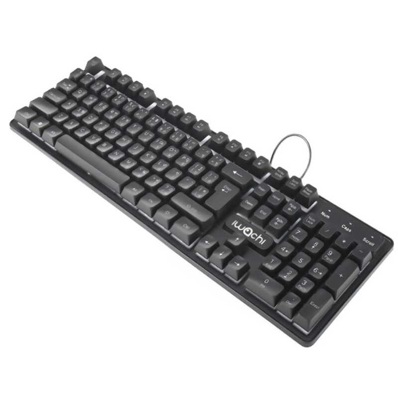 IWACHI K5pro คีย์บอร์ดไฟ RGB แสงไฟสี/แสงไฟขาว คีย์บอร์ดเกมม