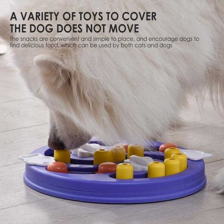 ❤ Pet Maze Cat Slow Feeders Puzzle Toy IQ Stimulation Training Dog Games Treat Dispenser For S