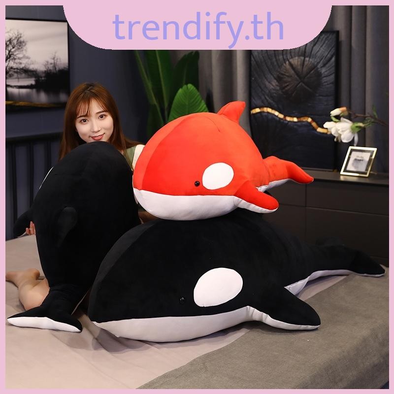 Orcinus Orca Whale ตุ๊กตายัดไส้ รูปการ์ตูนปลาวาฬ ของเล่นสําหรับเด็ก ของขวัญวันเกิดคริสต์มาส