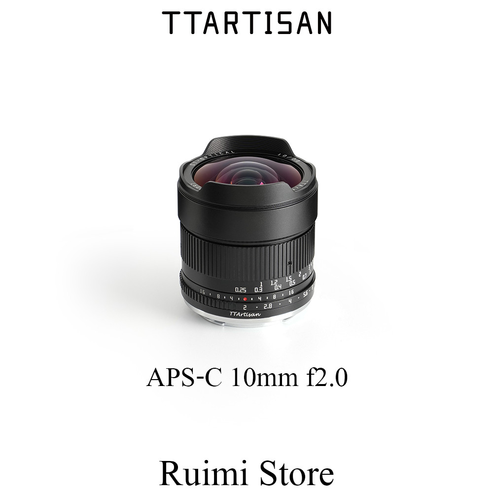 TTArtisan 10 มม. F2.0 APS-C เลนส์มุมกว้างโฟกัสแบบแมนนวลสําหรับ Sony / Fuji X / Canon R / Nikon Z /