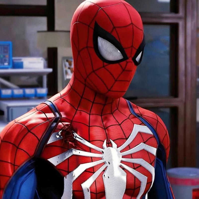 PS4 5 เกม Spider-Man คอสเพลย์เครื่องแต่งกายซูเปอร์ฮีโร่ Zent
