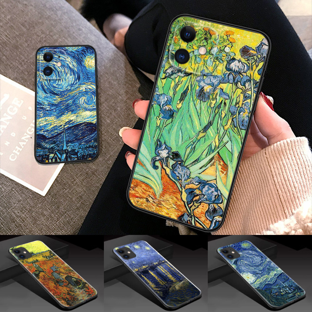 สําหรับ Huawei Y5P Y6P Y7A Y8P Y9A Y6 Y7 Nova 2i 2 Lite 3 3i 4E 5T 7 Y9 Prime soft Case R98 Van Gogh Skull Tardis