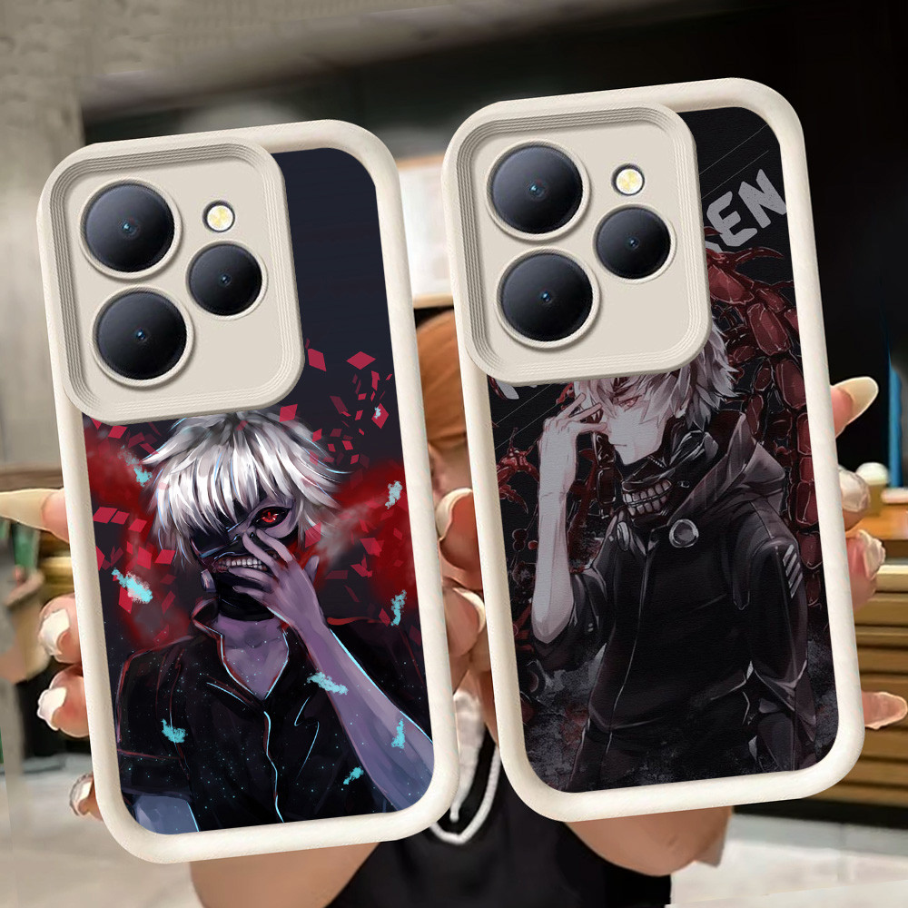 ปลอกอ่อนสําหรับ ITEL A70 A50 A80 City 100 P55 S23 A90 P65 RS4 5G สีขาว Q39 อะนิเมะโตเกียว Ghoul