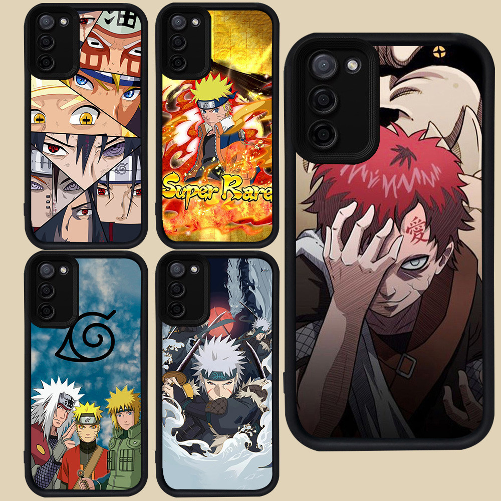 ปลอกสีดําสําหรับ Samsung M02 F02S A31 A03 Core J6 A02 A02S A71 J4 Plus A51 M02S A03S R79 Naruto