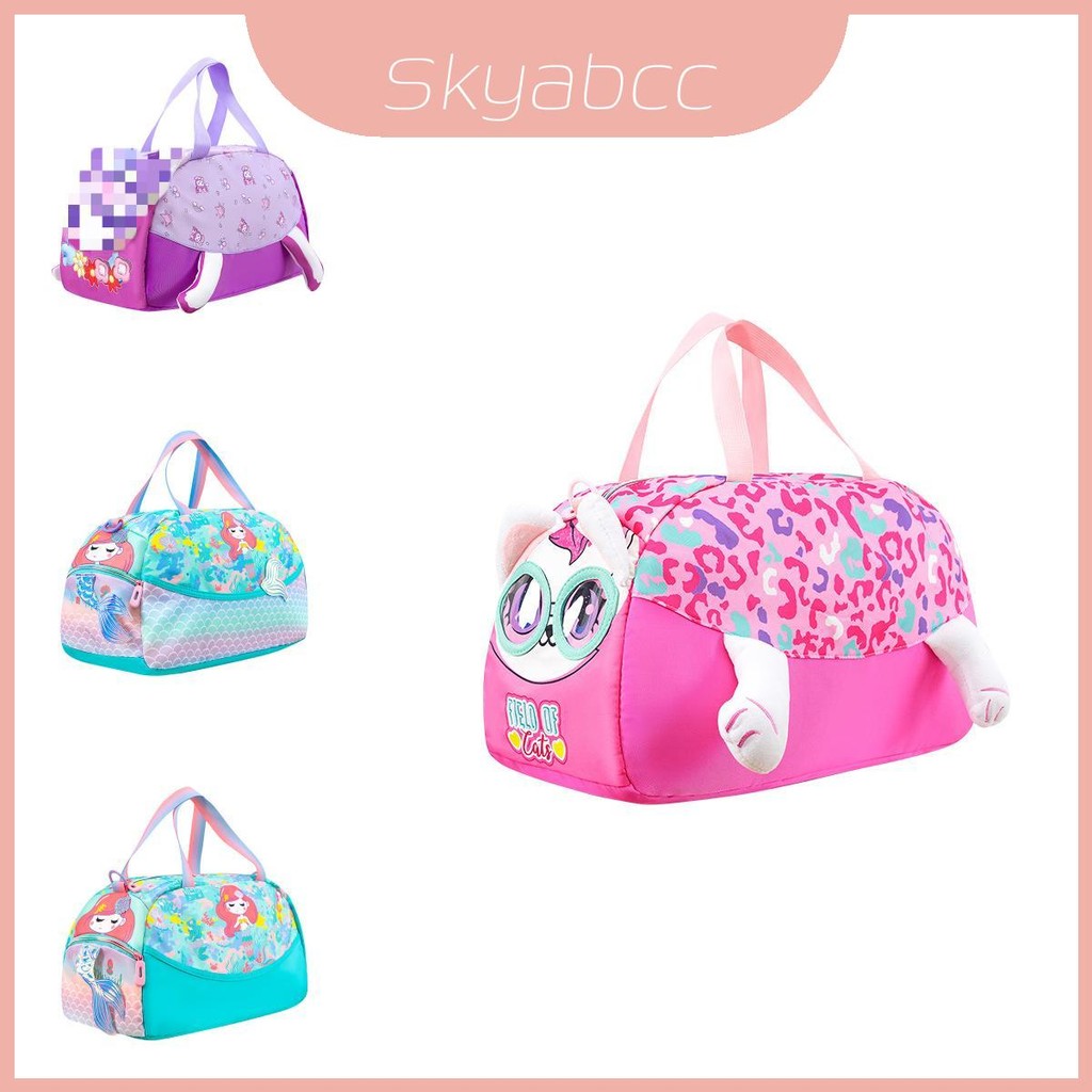 กระเป๋าการ์ตูนสัตว์นกฮูก สำหรับเด็กนักเรียนใช้ในการเดินทางและโรงเรียน