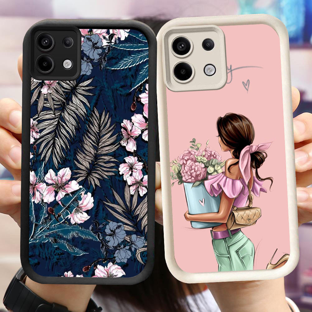 NB-24 ดอกไม้ Garden เคสกันกระแทกสําหรับ Infinix 7 GT 20 Tecno POP 7 Spark GO ITEL A80 P65 Pro
