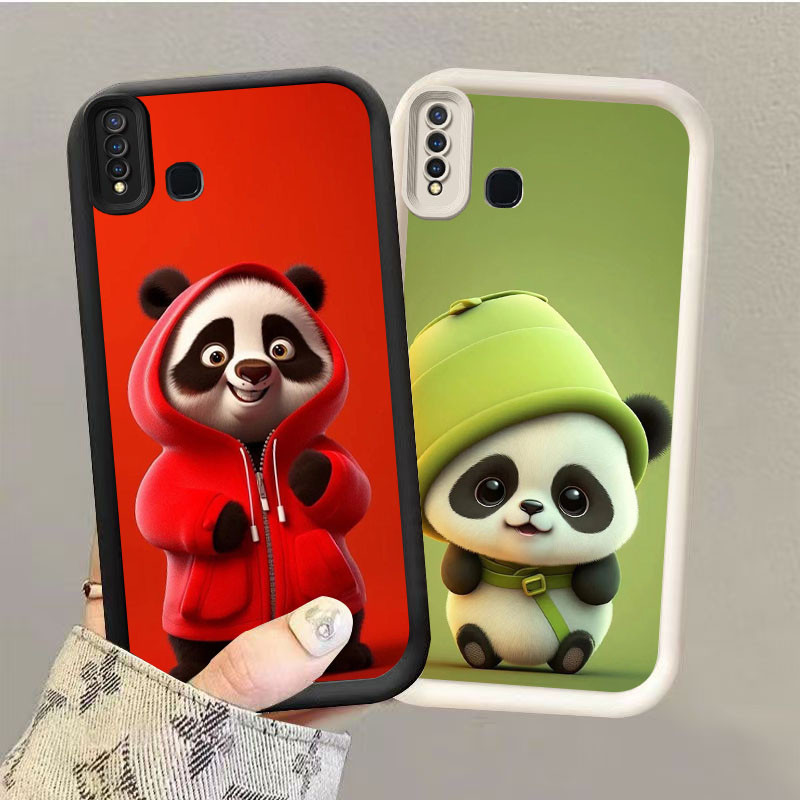 YZ-98 panda สวยมากสําหรับ VIVO Y17 Y15 V15 Y19 Z1 Y12 Y30 Y50 Pro