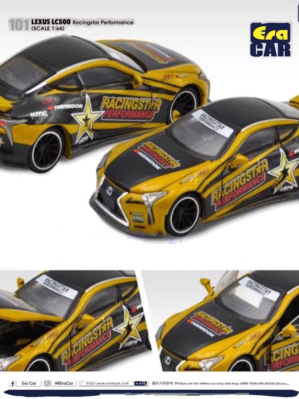 ERA 1 64 LEXUS LC500 LEXUS Sports Car LEXUS Racing Car Alloy Car Model Jewelry Out of Print Model