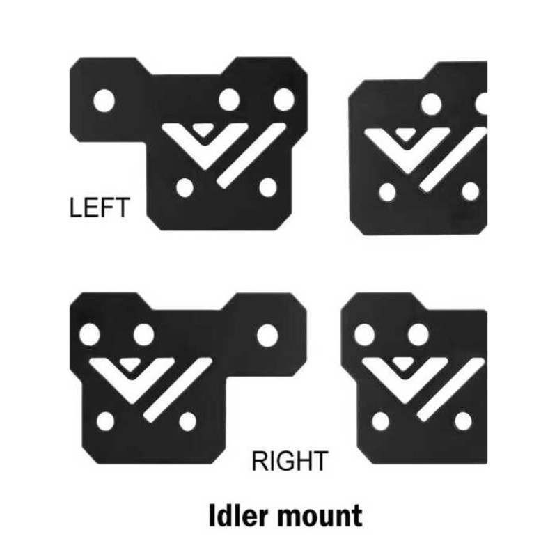แท้ รับรองคุณภาพสูง VzBoT330 เครื่องพิมพ์ 3D 2WD มอเตอร์แกน XY ขาตั้งอลูมิเนียม