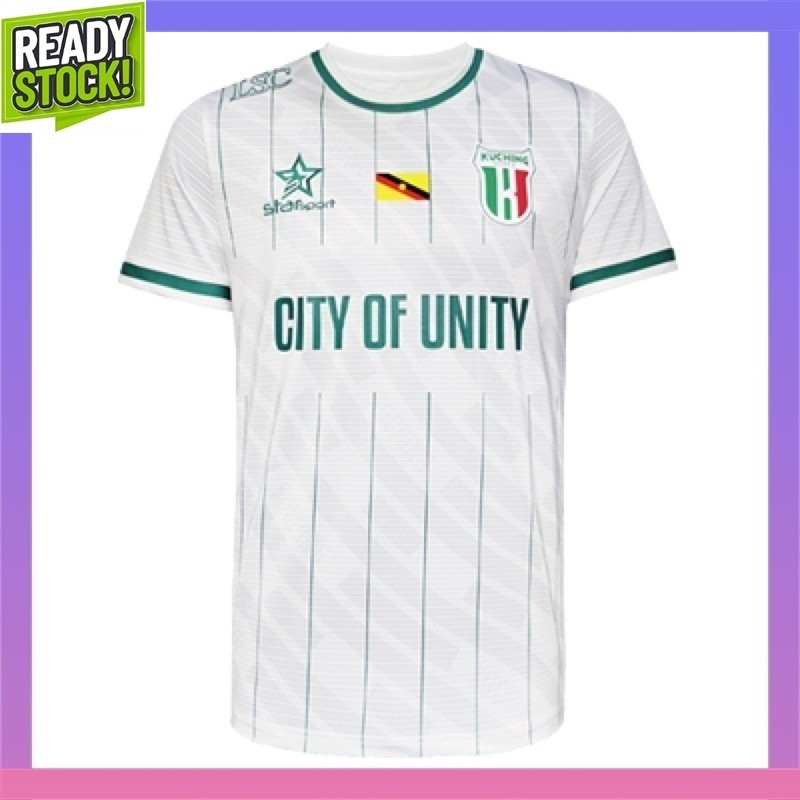 Kuching City FC 2023 Home Away JERSEY แฟนย์ฟุตบอล Futsal Training Player สําหรับผู้ชายผู้หญิงสีขาว K