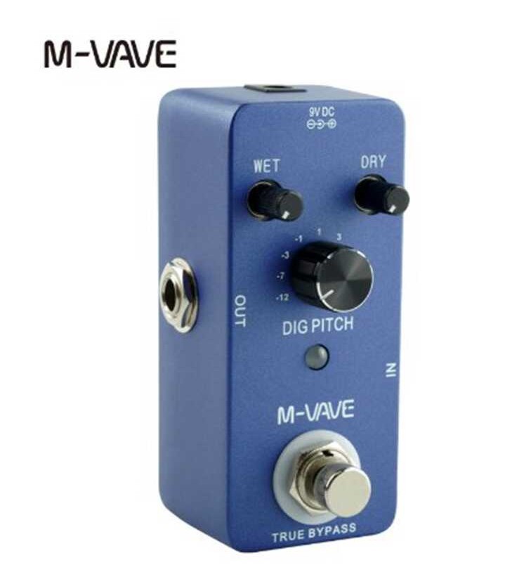 ➧ M-Vave CUVAVE Effect กีต้าร์ไฟฟ้า DIG PITCH Digital Mode Pedal