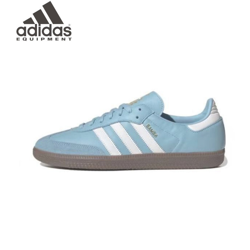 ฟิกเกอร์ adidas originals Samba สีฟ้า - ขาว ของแท้ 100 %