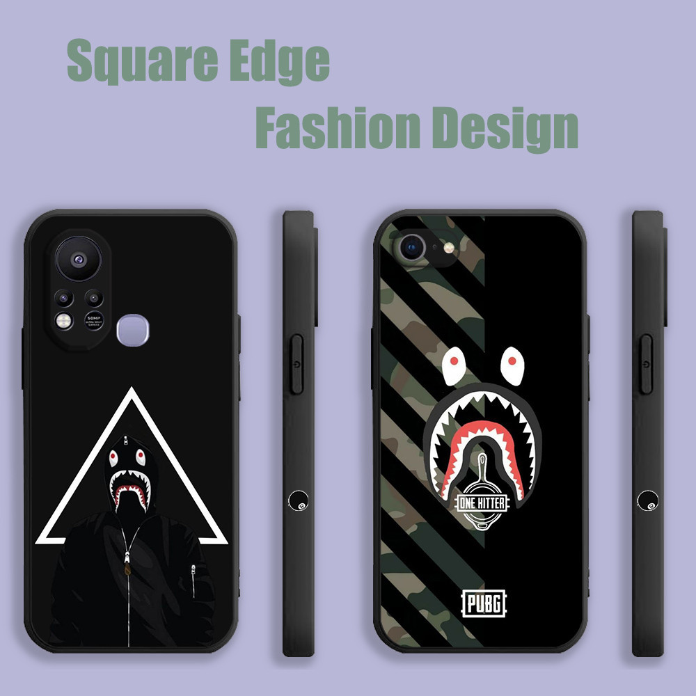 SAMSUNG สําหรับSamsung Galaxy S20 S22 S10 S23 S21 A24 4G Ultra Pro Fe Plus Bape Camoสติกเกอร์Hoodie 