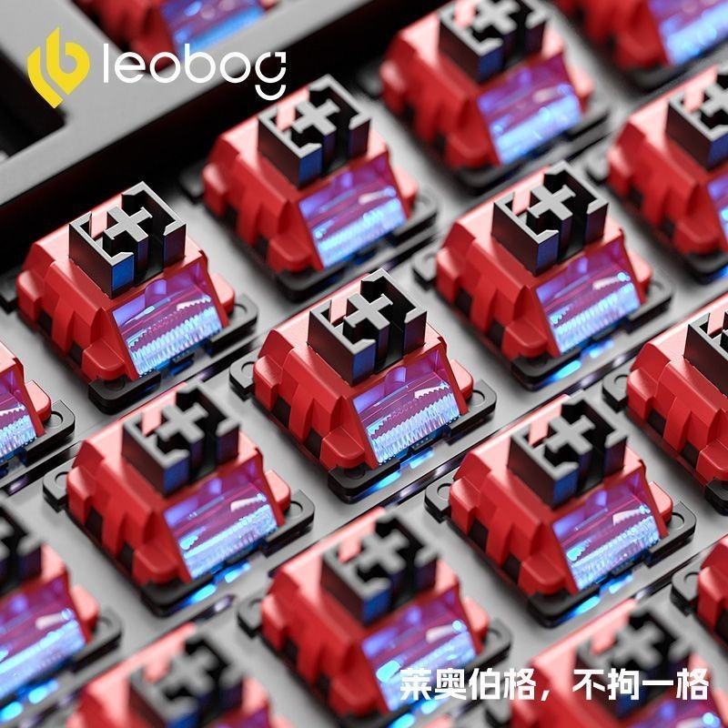 ♞LEOBOG แกนอมตะแกนเชิงเส้นตรงแบบถอดเปลี่ยนได้คีย์บอร์ดเชิงกล 5 พินที่ปรับให้เหมาะกับ hi75/hi8