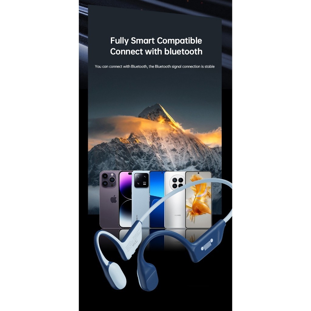 Jeep JPS-EC006 หูฟังบลูทูธ 5.3 IPX6 กันน้ํา สําหรับเล่นกีฬา แบตเตอรี่ยาวนาน หูฟังไร้สาย พร้อมไมโครโ