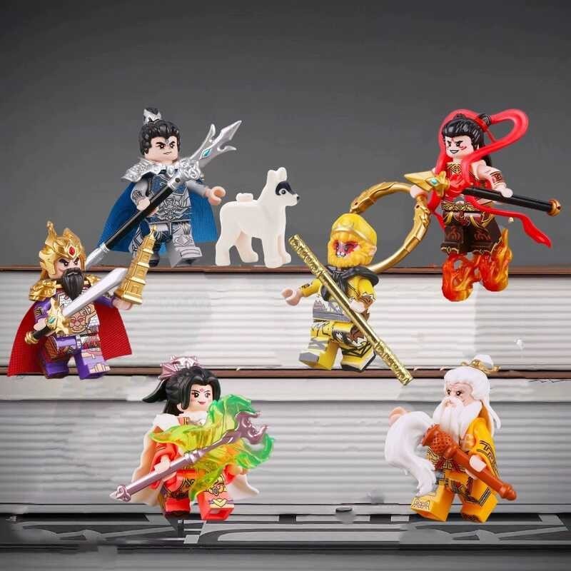 ➧ ซินซี Journey Wukong บล็อกของเล่นไดอะแกรม 30307-30312 6Pcs / Set