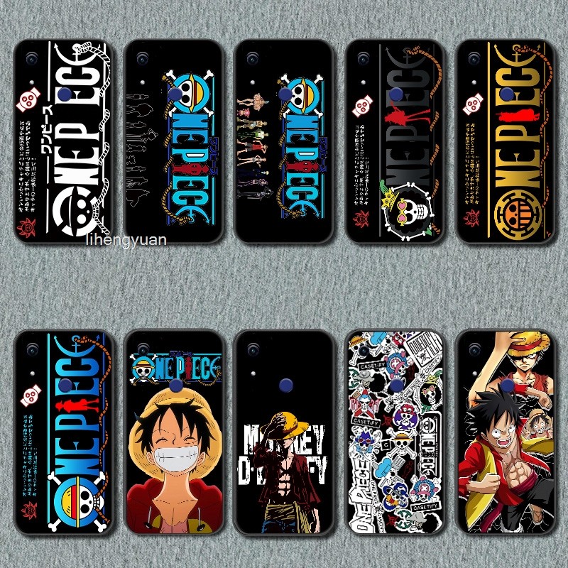 One Piece Huawei Y6S Y6 2019 PRIME 2019 Honor 8A Pro กรณีสีดําซิลิโคนอ่อนนุ่มอะนิเมะแนวโน้มการออกแบบ