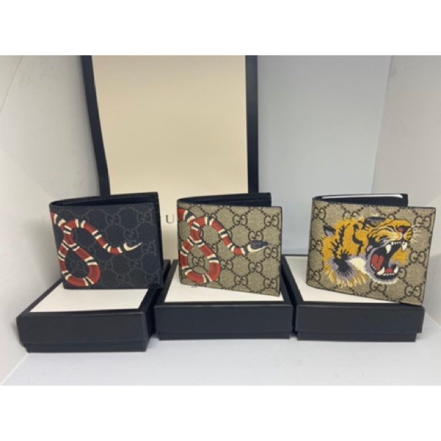 กระเป๋าตังค์ งู เสือ หมาป่า Gucci Wallet