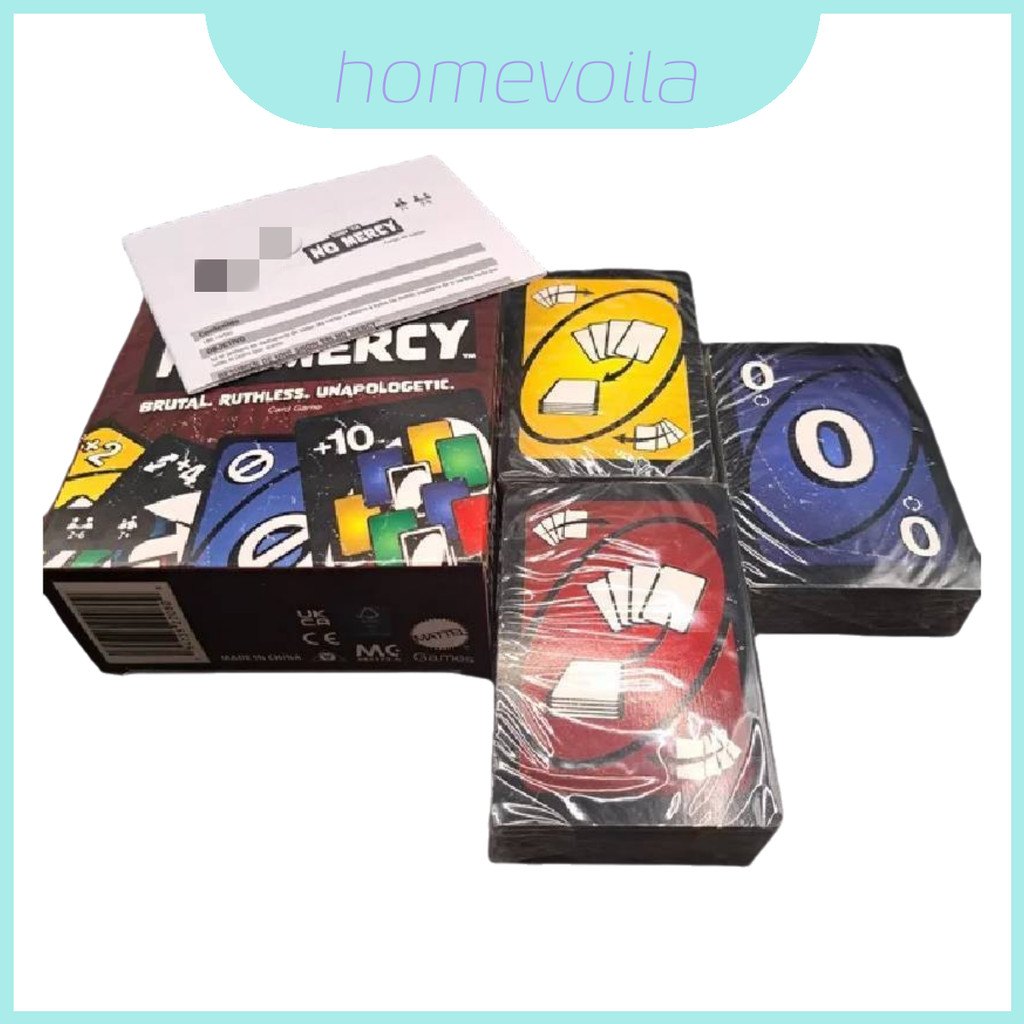 Uno Em Show No Mercy การ์ดเกมสําหรับเด็กผู้ใหญ่งานปาร์ตี้ครอบครัว Night Travel