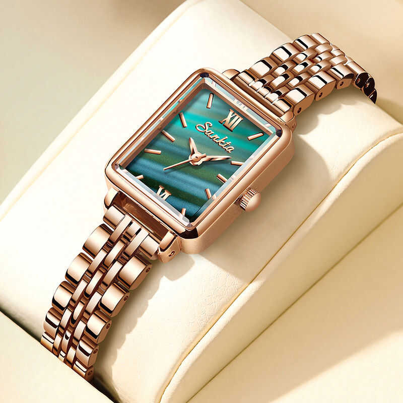 Sub LIGE Brand Suna New Women Watch Little Green Watch Ury Watch For Women Steel Shell Waterproof S