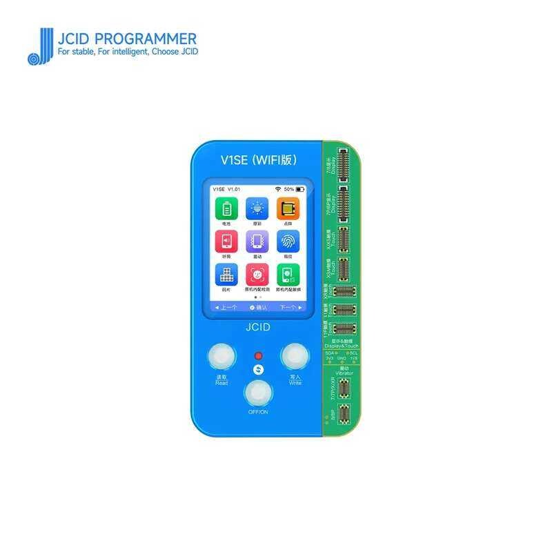 JC โปรแกรมเมอร์ไวแสง JCID V1SE สีดั้งเดิม แบตเตอรี่ ดอทแมทริกซ์ ฟื้นฟู อ่าน เขียน ซ่อมแซม สำหรับ iPh