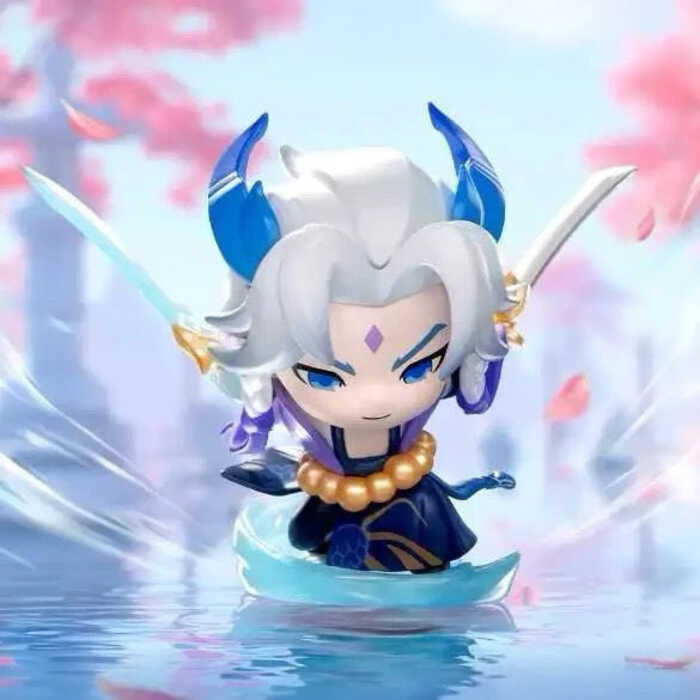 POP Original MART Fight For The Golden Spatula Chibi Series Action Figure Popmart Model Toy