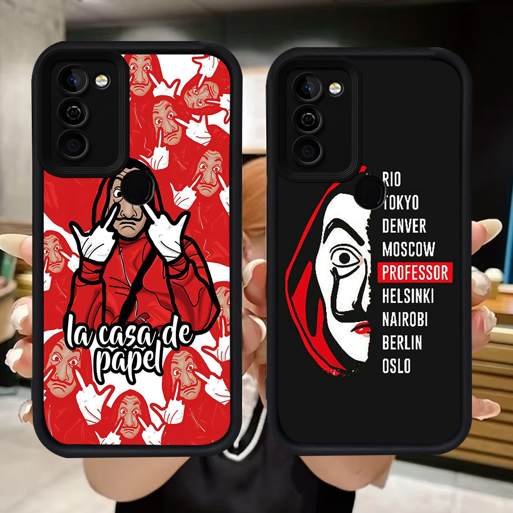 Q27 La Casa De Papel soft Casing สําหรับ Infinix HOT Smart 12 11 6 5 Ram2 10 Ram3 8 Play Plus