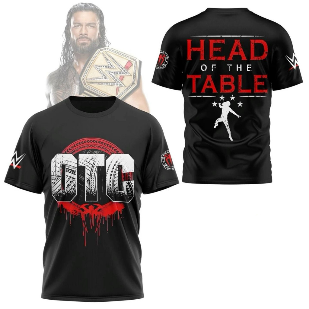 เสื้อยืด Roman Reigns OTC สำหรับผู้ชาย เสื้อยืด Roman Reigns OTC สำหรับผู้ชาย เสื้อยืดออกกำลังกายวิน