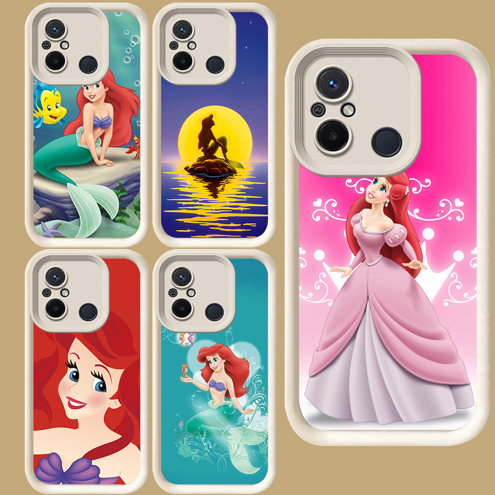 R114 เจ้าหญิง Mermaid สําหรับ Xiaomi Redmi A5 A1 9T POCO C71 C55 M3 M4 C65 9C 12C 10C A2 9A หมายเหตุ