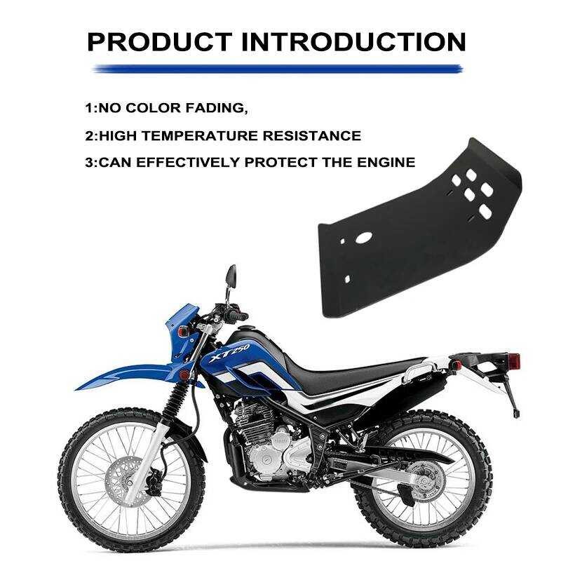 ▥ สําหรับ YAMAHA Serow Xt250 Xt250x Tricker Xg250 XT XG 250 เครื่องยนต์รถจักรยานยนต์ฐานแชสซีสปอ