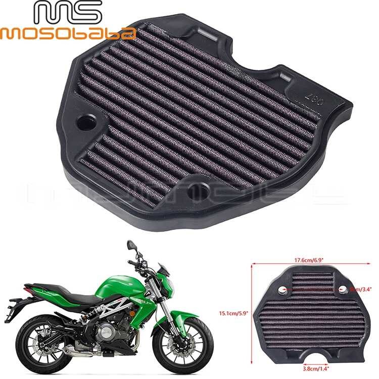 เหมาะสําหรับ t300 BN302 BN302R BN302S รถจักรยานยนต์ดัดแปลงสีดําสีม่วงกรองอากาศ