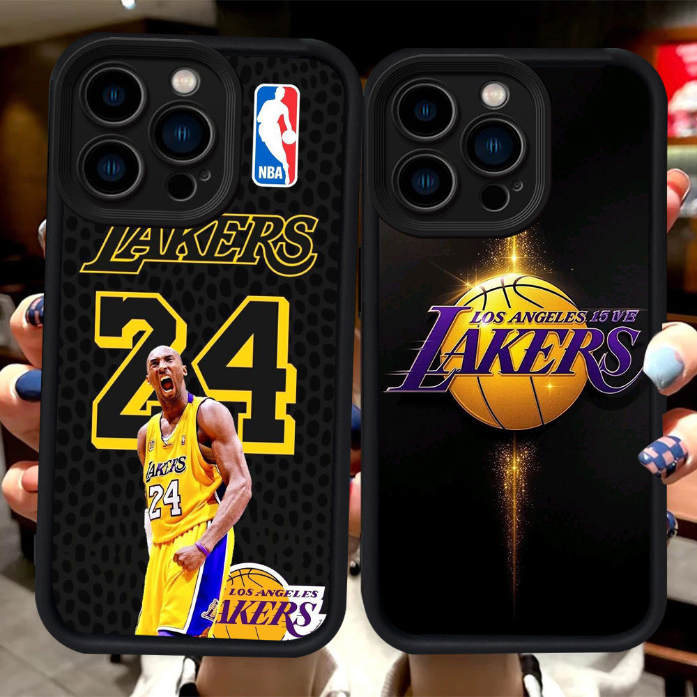H97 Los Angeles Lakers Case Case สําหรับ iPhone 11 8 7 14 12 13 Pro Max Plus