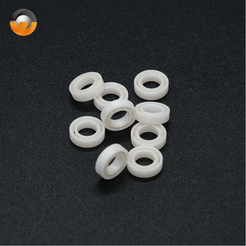 Mr74w2 CE 1 ชิ้น 4X7x2mm Zro2 เซอร์โคเนียแบริ่งบอลเซรามิกความเ