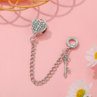 สร้อยข้อมือ โซ่รักษาความปลอดภัย สําหรับสร้อยข้อมือ diy สร้อยข้อมือ โซ่นิรภัย การ์ตูนคลาสสิกและประกาย ลูกปัด เครื่องประดับ Fine ขายตรง