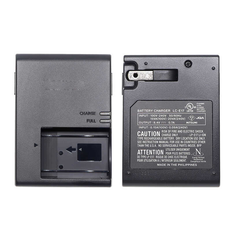 Original c LP-E17 Battery LC-E17 LC-E17E Charger Folding plug For Canon EOS 750D 760D M3 M5 M6 20