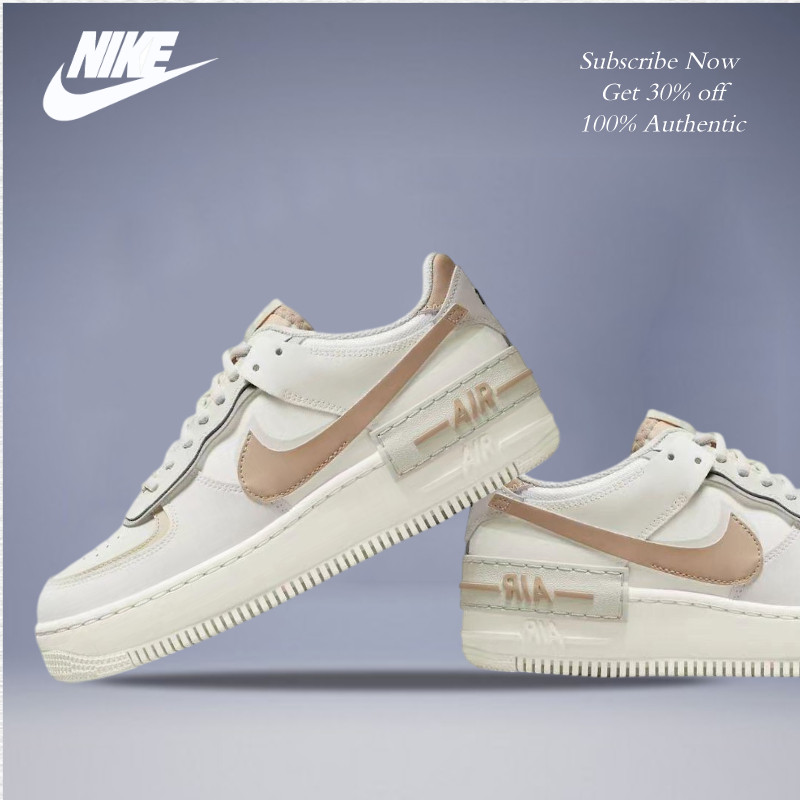 ฟิกเกอร์ (ของแท้ 100 %) Nike Air Force 1 Low Shadow Cream