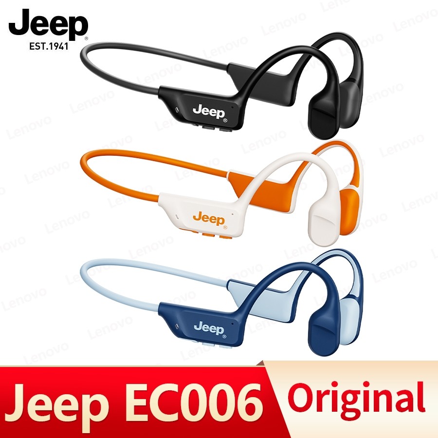 Jeep EC006 หูฟังบลูทูธ คุณภาพเสียง HiFi กันน้ํา สแตนด์บายนาน สําหรับเล่นกีฬา ระบบ Bone Conduction
