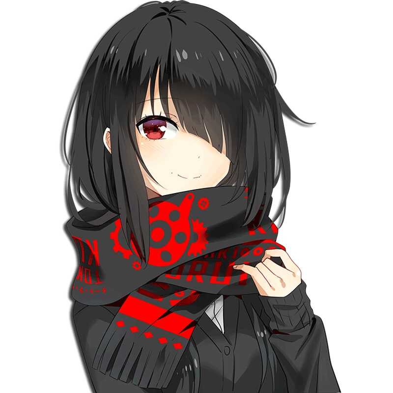 Winter Unisex Scarnime DATE A LIVE Tokisaki Kurumi Cosplay Neckerchief Fashion Women Men Autumn Sca