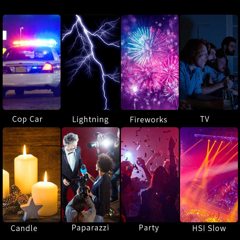 Δ Ulanzi Vl120 สีเต็มรูปแบบ RGB วิดีโอไฟ 2500K - 9000K LED ถ่ายภาพแ