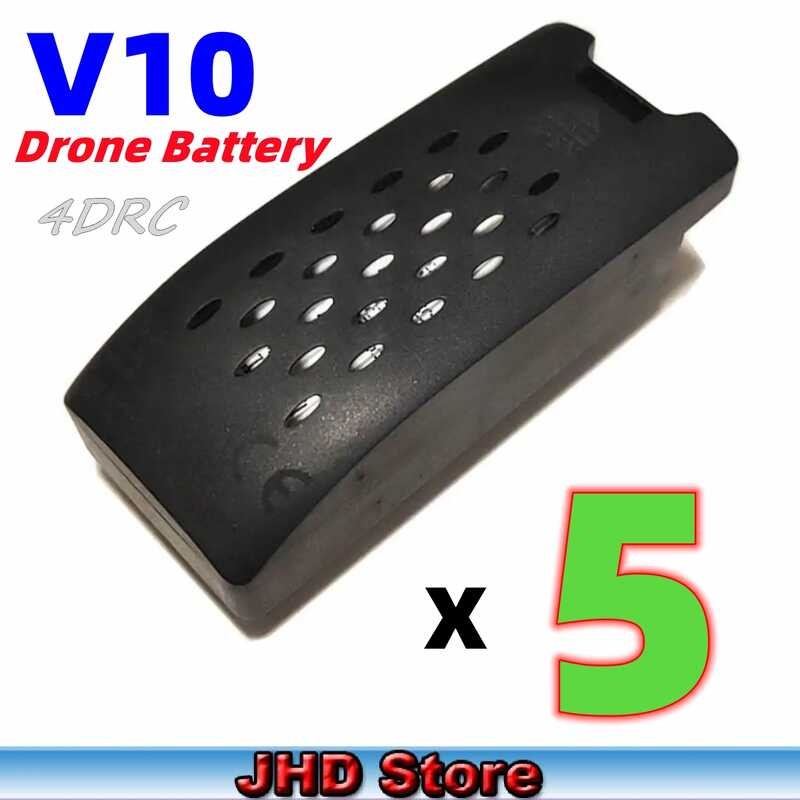 Δ JHD Bateria มินิ แบตเตอรี่เดิม 3.7V 800Mah RC Drone แบตเตอรี่ 4Drc