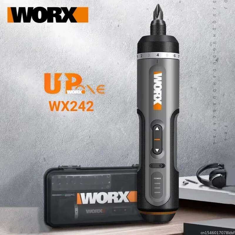 Worx ชุดไขควงไฟฟ้า 4V WX242 ไขควงไร้สายอัจฉริยะขนาดเล็กสำหรับซ่อมแซมบ้าน