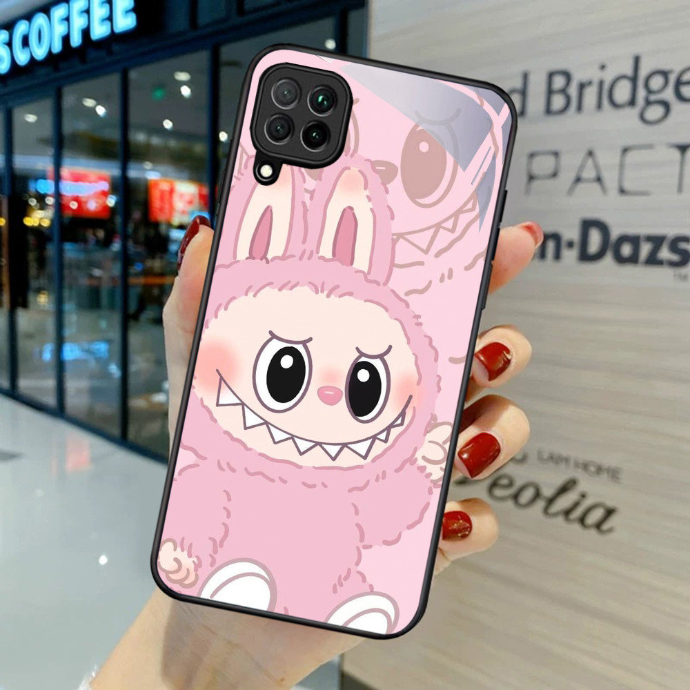 NA-49 Labubu HD Softcase กระจกเคลือบเงาสําหรับ Samsung A12 M32 M12 A22 5G